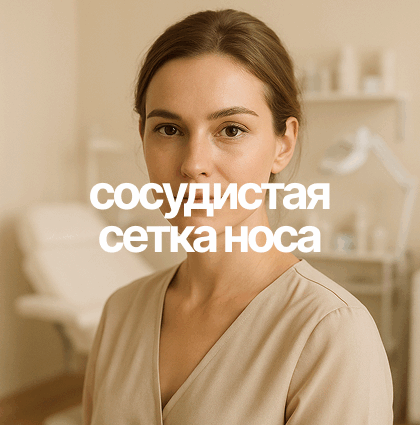 Удаление сосудистой сетки крылья носа